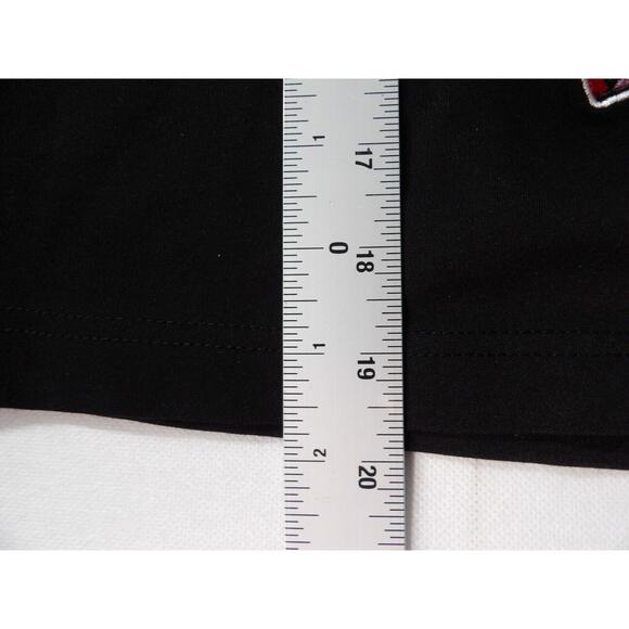 Torrid 1 1X Rebel Wilson Top Patchwork Black Hearts Short Sleeve Love - Picture 9 of 12